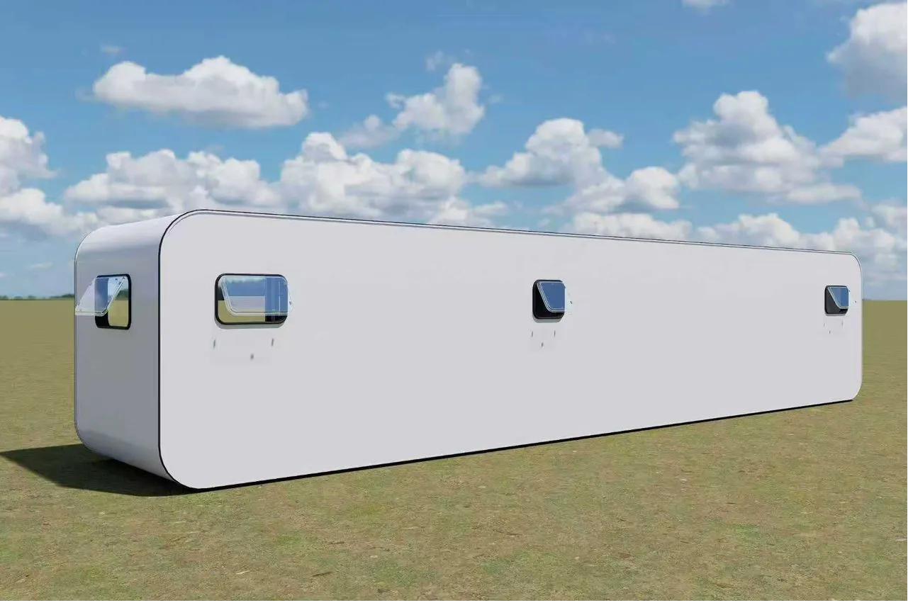 Rear elevation — Panoramic mini home