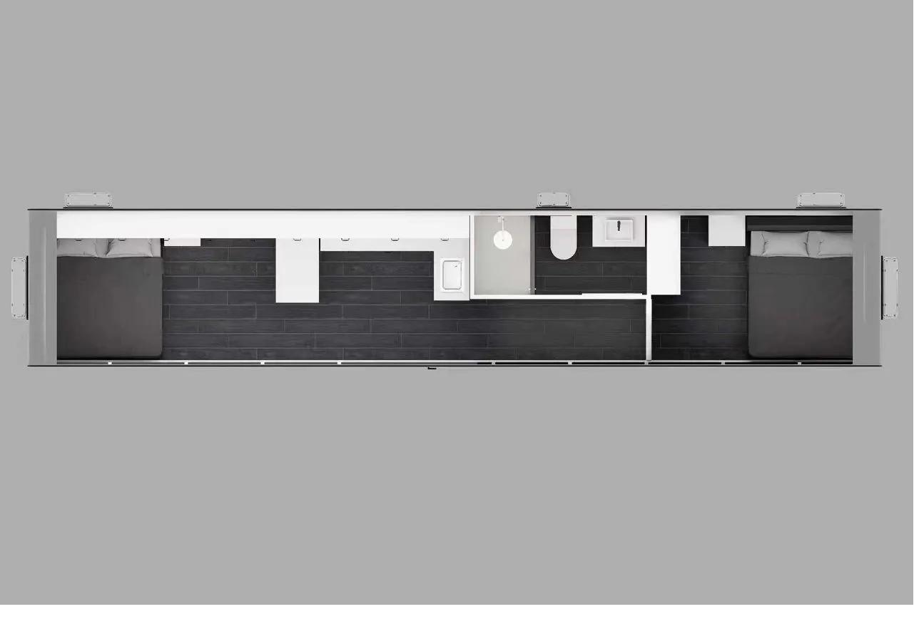 Rooftop access via integrated hatch