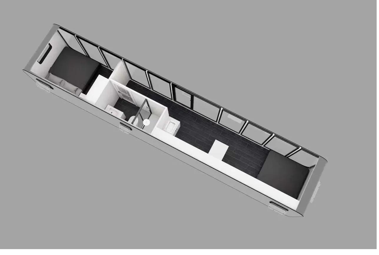Flat roof, terrace-ready