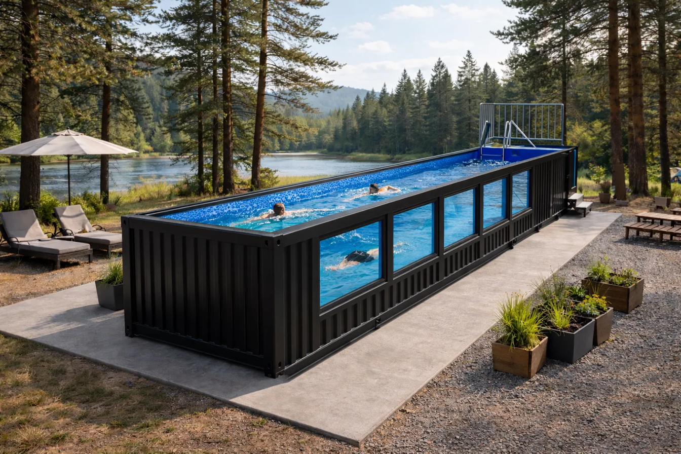 Lakeside cottage install