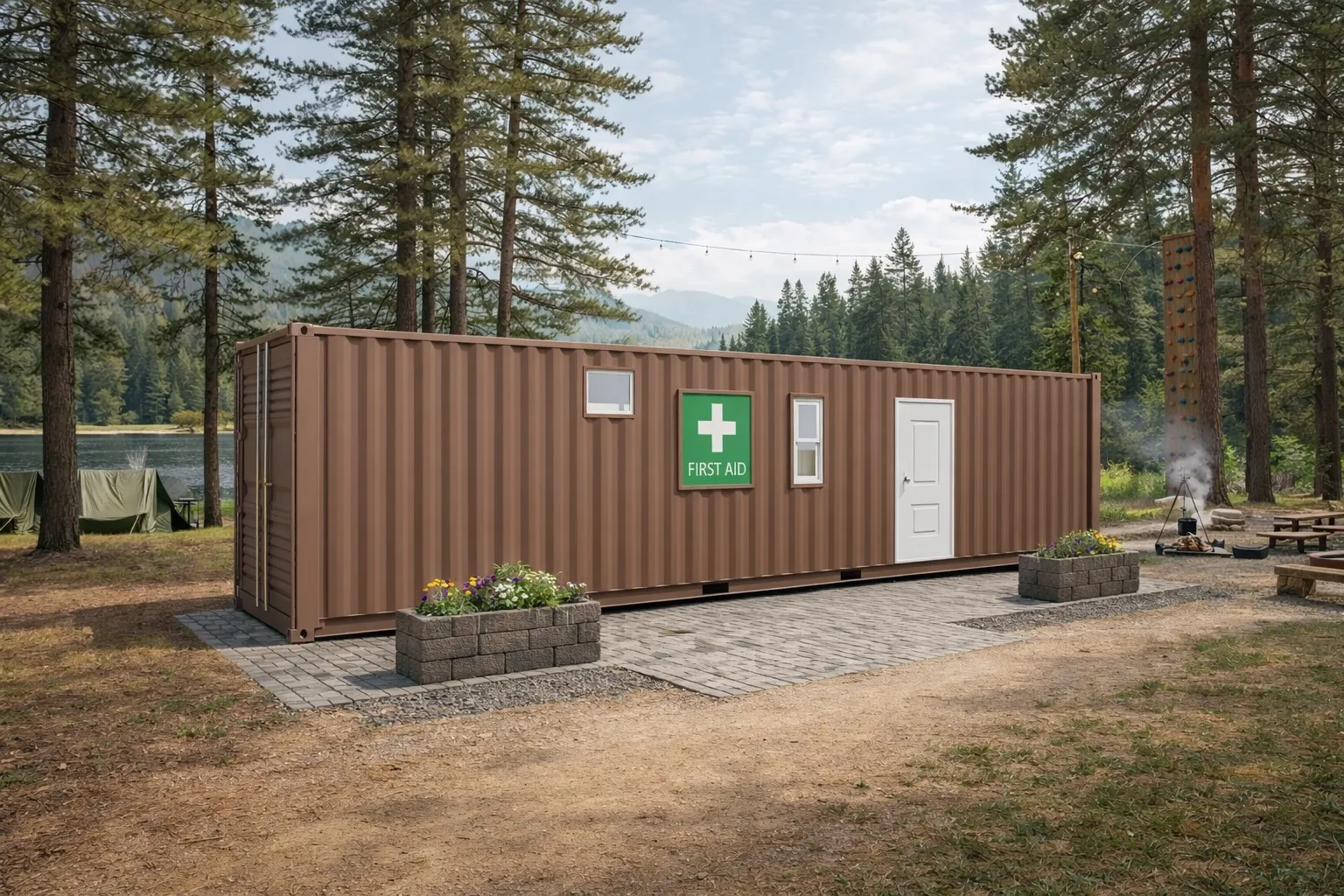 40 foot mobile medical clinic shipping container
