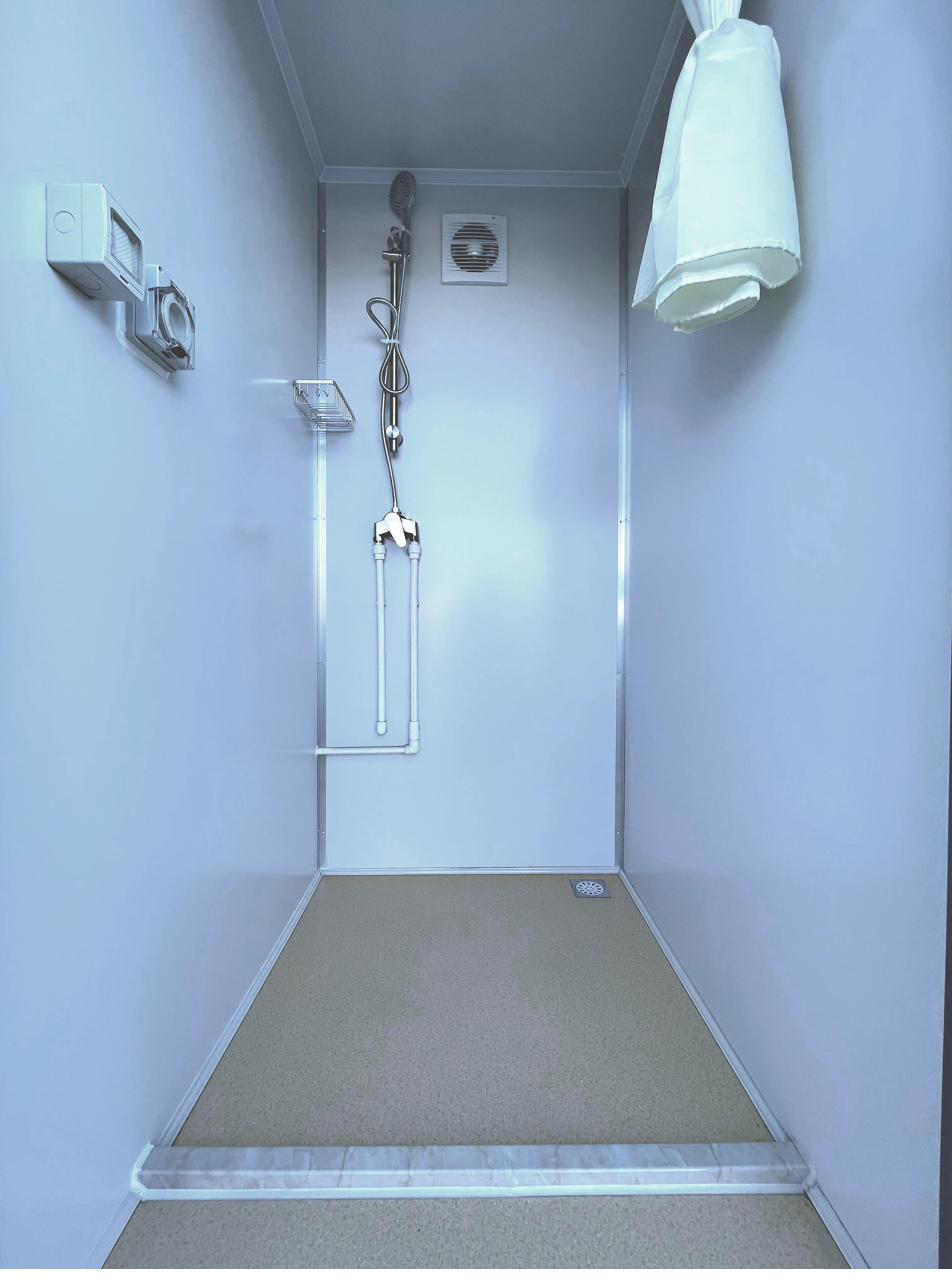Shower section